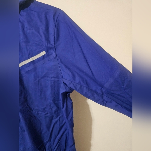 Nike Running Men's Lightweight Hooded Windbreaker Blue Medium - Picture 3 of 9